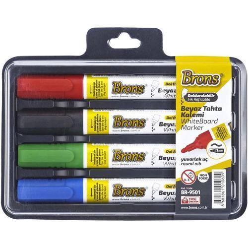 Doldurulabilir Tahta Kalemi Seti 4 Renk