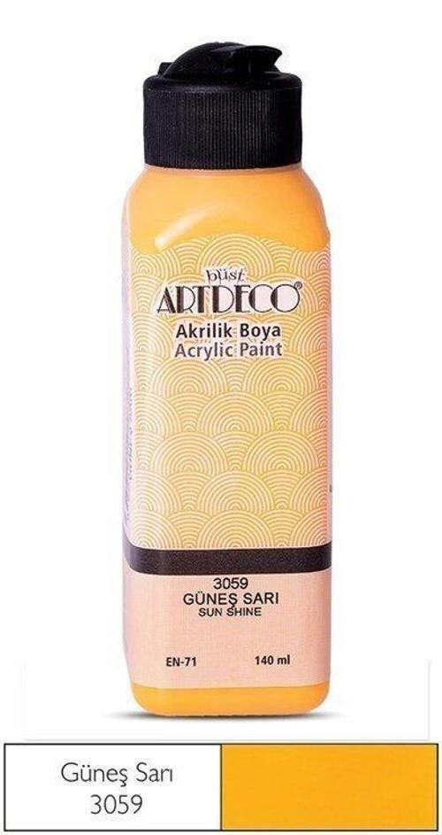 Akrilik Boya 140 ml. 3059 GÜNEŞ SARI
