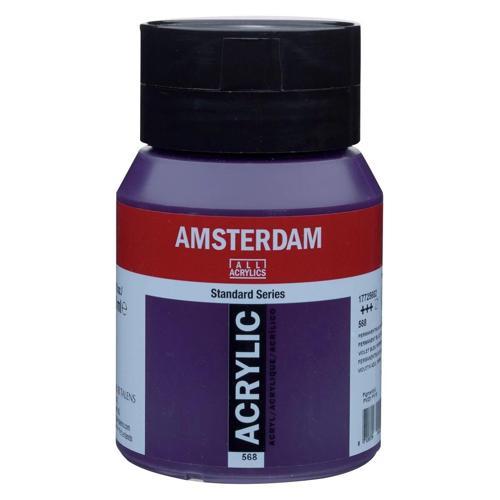 Amsterdam Akrilik Boya 500 ml. 568 Permanent Blue Violet