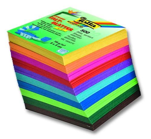 Origami Kağıdı 5x5 cm. 10 Renk 500 Adet