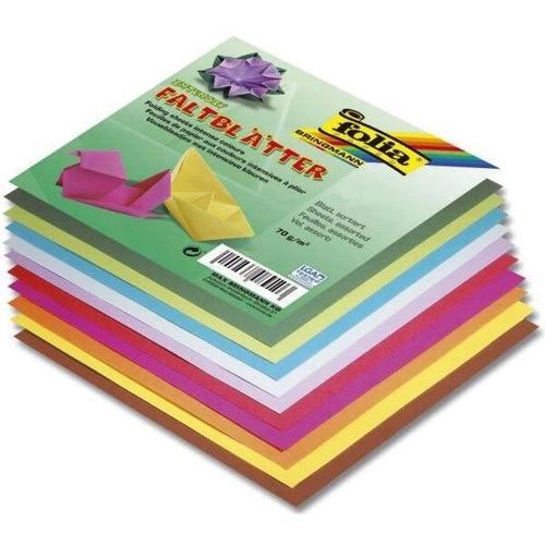 Origami Kağıdı 20x20 cm. 10 Renk 500 Adet