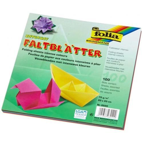 Origami Kağıdı 20x20 cm. 10 Renk 100 Adet