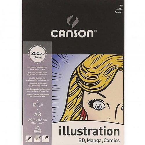 Illustration Manga Marker Çizim Defteri A3 250 gr. 12 Sayfa