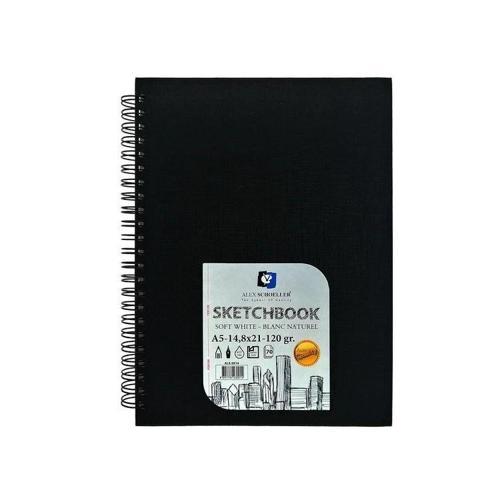 Sketchbook Sert Kapak Spiralli Eskiz Çizim Defteri 120 gr. A5 70 yp.
