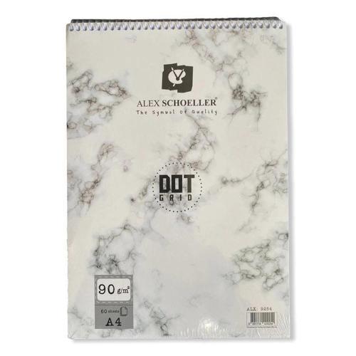 Dot Grid Noktalı Eskiz Çizim Defteri 90 gr. A4 60 yp.