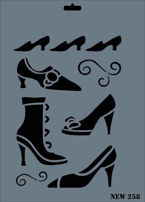 Stencil Boyama Şablonu 25x35 cm. NEW-258