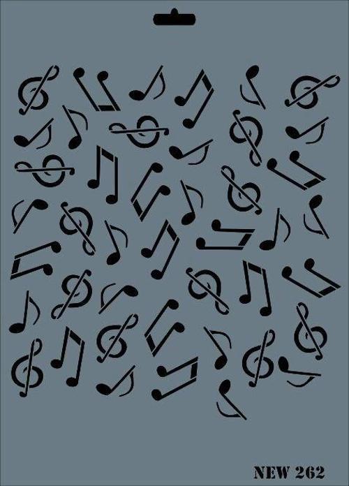 Stencil Boyama Şablonu 25x35 cm. NEW-262