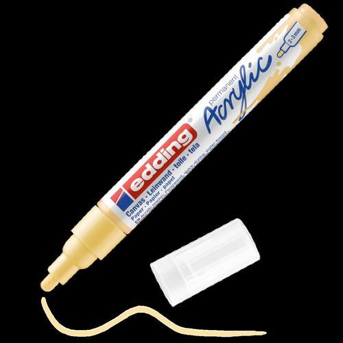 5100 Akrilik Boyama Markörü 2-3 mm PASTEL SARI
