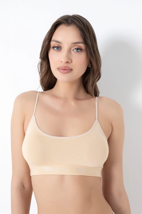 G-Box 941 Bayan Bambu Kalın Askılı Pedli Büstiyer
