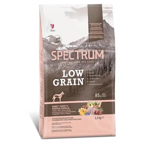 Spectrum Düşük Tahıllı Tavşanlı Hindili ve Bal Kabaklı Orta ve Büyük Irk Yetişkin Köpek Maması 2.5 K