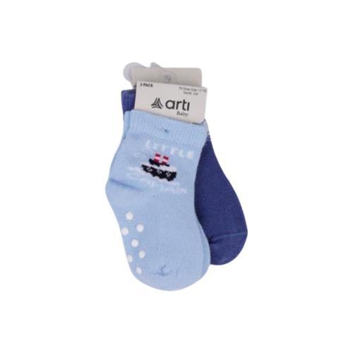 Artı Kids Filip 2'li Abs'li Erkek Bebek Çorap 44143