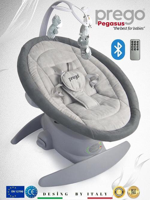 Pegasus Dönebilen Elektrikli ve Pilli Otomatik Ana Kucağı Bluetoothlu