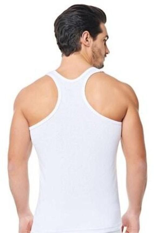 Erkek Pamuklu Ribana Sporcu Atlet 6'lı Paket