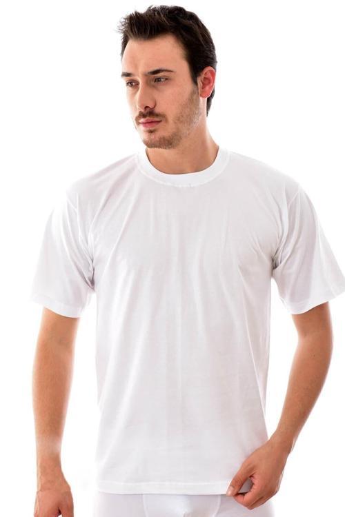 Erkek Penye 0 Yaka Yarım Kollu 6'lı Paket Atlet