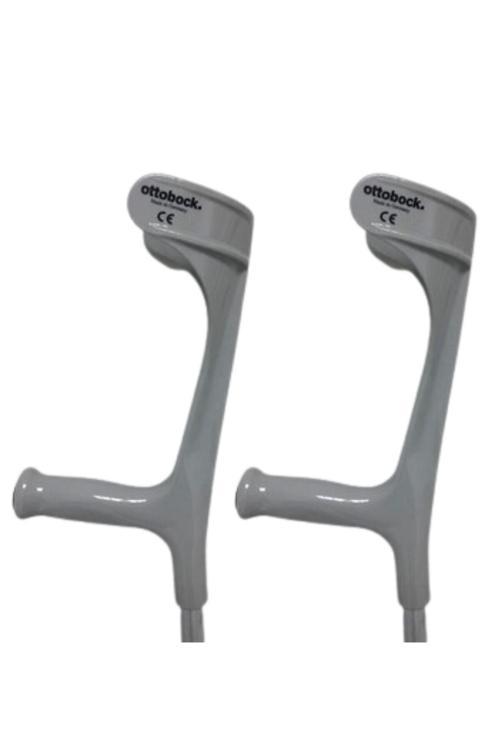 Kanedyen Baston Koltuk Değneği Gri 2'li