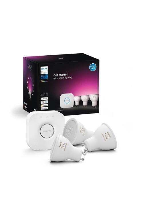 Huewca 4.2W Gu10 Renkli Spot Akıllı Ampul 3'Lü Başlangıç Seti