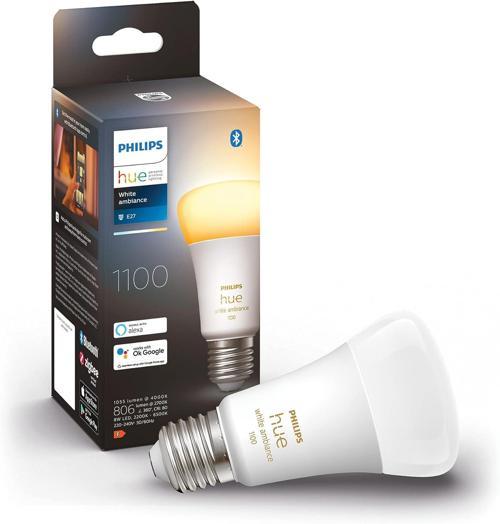 Huewa 8-75W Beyaz Ambiyans Akıllı E27 Led Ampul, Bluetooth Özellikli