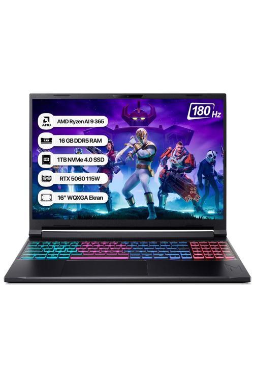 Nitro 16S NH.QXUEY.001 Ryzen AI 9 365 16GB 1TB SSD RTX5060-115W 180Hz 16 WQXGA Dos Taşınabilir Bilgisayar