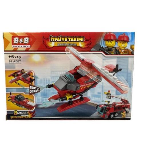 97  Parça İtfaiye Takımı Lego Seti  6738