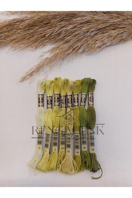 Muline Açık Yeşil Renkler 8 Renk