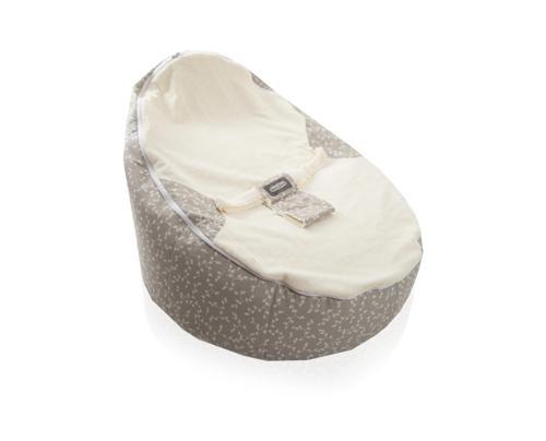 Fasulye Yatak Gri Çiçek