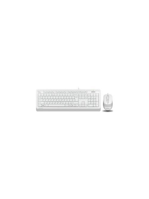 A4 Tech F1010 mm Klavye Mouse Set Beyaz USB
