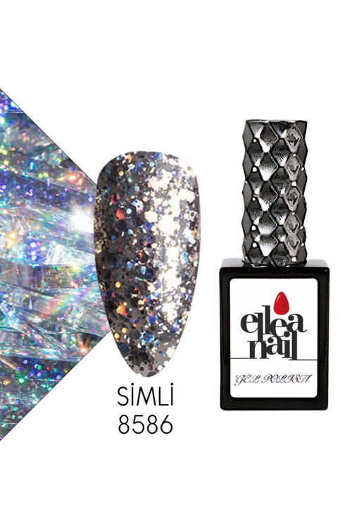 Simli Kalıcı Oje 8586