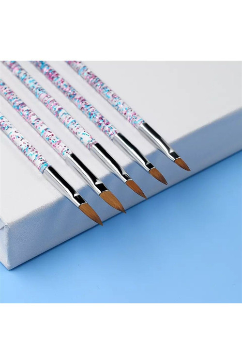 5 Li Akrilik Fırça Seti