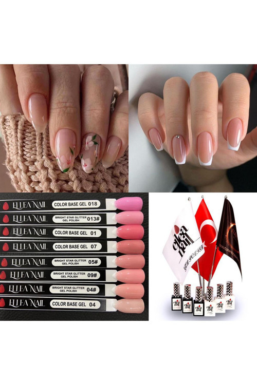 9'Lu Color Base Gel Seti