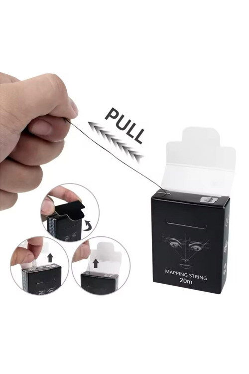 Kaş İşaretleme Ve Haritalandırma Tasarım İpi Siyah 20 Metre
