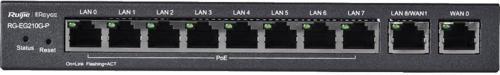 Reyee Rg-Eg210G-P 10 Portlu 8 Port Poe(70W) Yönetilebilir Poe Switch