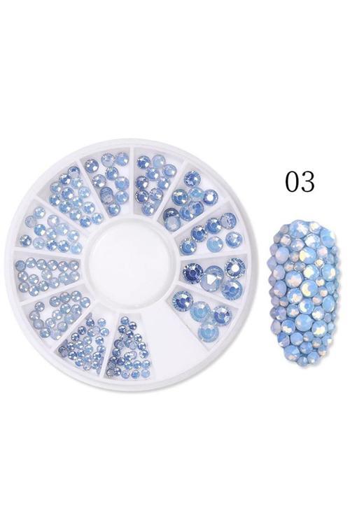 Ur Sugar Blue Mavi İ Süsleme Taş Seti