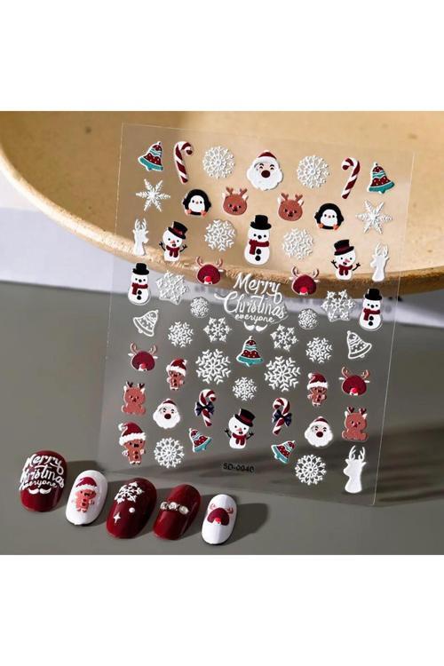 5D-0040 Kabartmalı Tırnak Stıcker