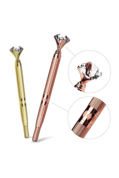 Ellea Taşlı Microblading Kalem Rose Gold