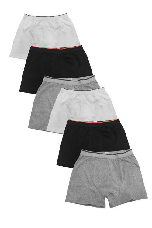 İç Giyim Erkek Likralı Pamuklu Boxer Don 6 lı Paket