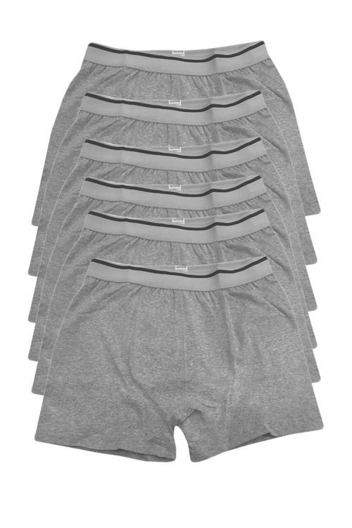 İç Giyim Erkek Likralı Pamuklu Boxer Don 6 lı Paket