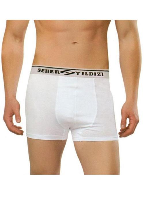 3 lü Erkek Likralı Elastan Boxer Pamuklu SH0060