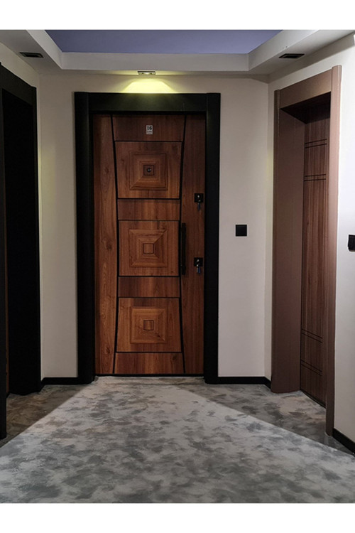 Çelik Kapı, Kabartmalı Model Tırnaklı Sistem Daire Kapısı, Tırnaklı Çelik Kapı Sol Açılım
