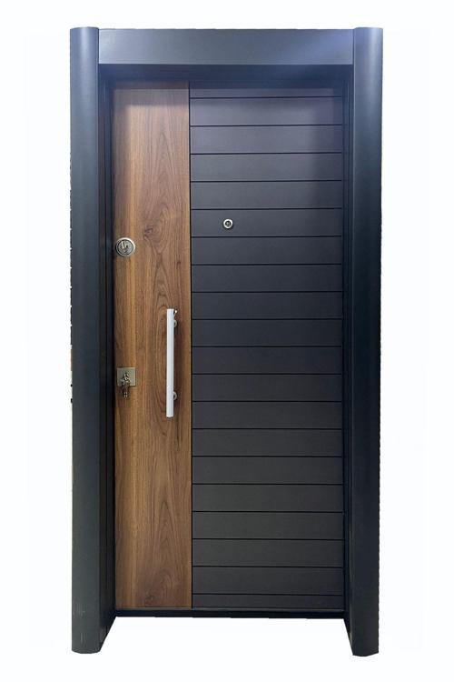 Çelik Kapı, Monoblok Kilitli Hok Kilit Sistemli, Daire Kapısı Sağ Açılım Çelik Kapı