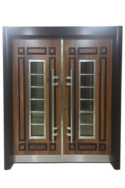 Desenli Apartman Giriş Kapısı, Villa Kapısı Sol Açılım