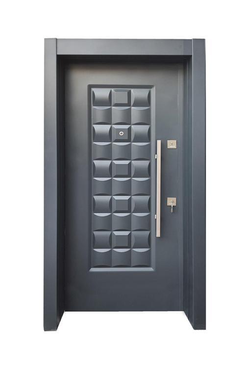 Sac Çelik Kapı, Sac Daire Kapısı Sac Çelik Kapı Tırnaklı Sistem Çelik Kapı Sol Açılım