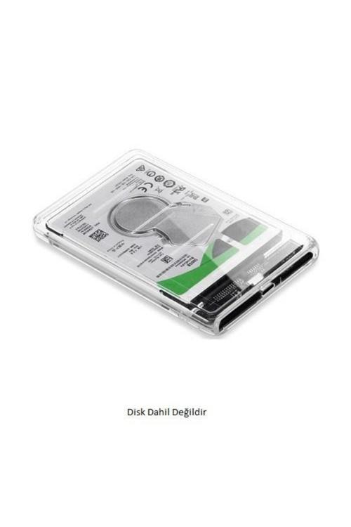 2.5" Usb 3.0 Cdg-hdc-30t Sata Harddisk Kutusu Şeffaf