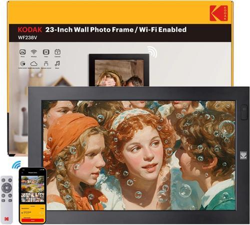 23.8 Inc WiFi Dijital Fotoğraf Çerçevesi, 1920x1080 FHD IPS Ekran