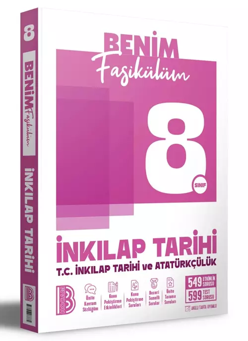 Benim Hocam 8. Sınıf İnkılap Tarihi Fasikülüm Benim Hocam Yayınları