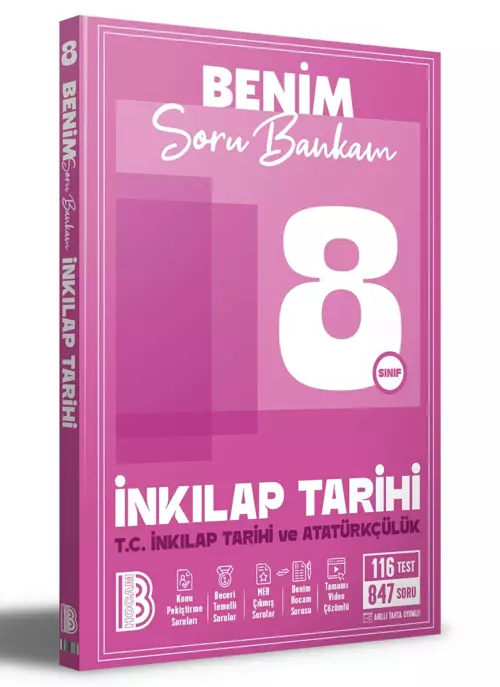 Benim Hocam 8. Sınıf İnkılap Tarihi Soru Bankam Benim Hocam Yayınları