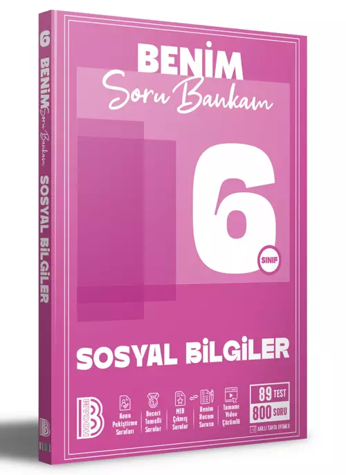 Benim Hocam 6. Sınıf Sosyal Bilgiler Soru Bankam Benim Hocam Yayınları
