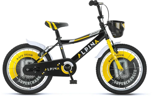2047 ALPINA-M-BMX-V-ERKEK ÇOCUK BİSİKLETİ V 20 JANT SİYAH SARI