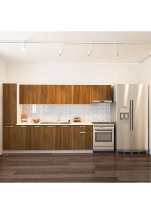 Tdesigno Yasmnne Hazır Mutfak Dolabı Kiler Dahil 320cm – Tezgah Dahil