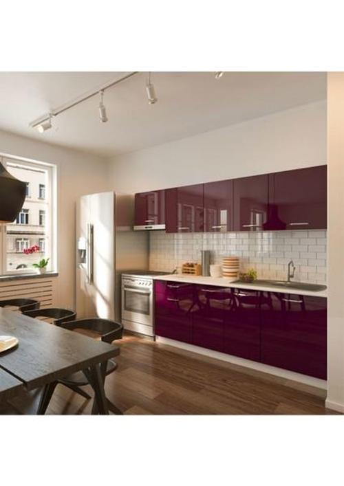 Tdesigno Nevin Hazır Mutfak Dolabı 260 Cm - Tezgah Dahil