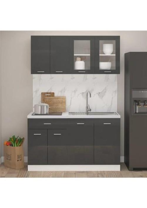 Tdesigno Helin Mutfak 140 Cm Tezgah Dahil